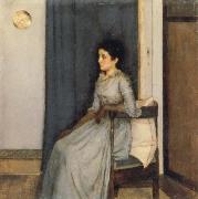 Fernand Khnopff Portrait of Marie Monnom oil on canvas